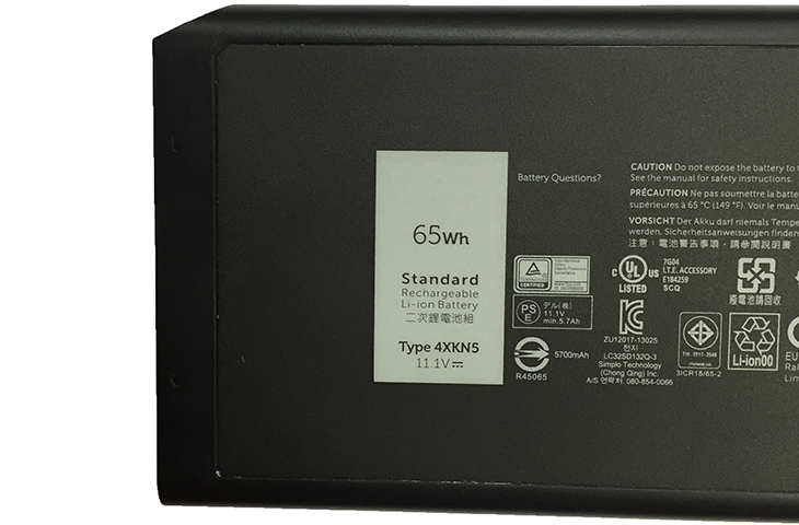 Battery for Dell 05XT3V laptop
