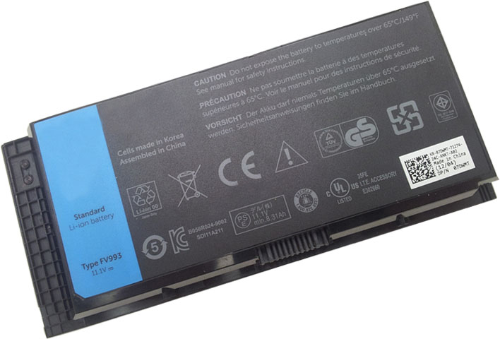 Battery for Dell 0FVWT4 laptop