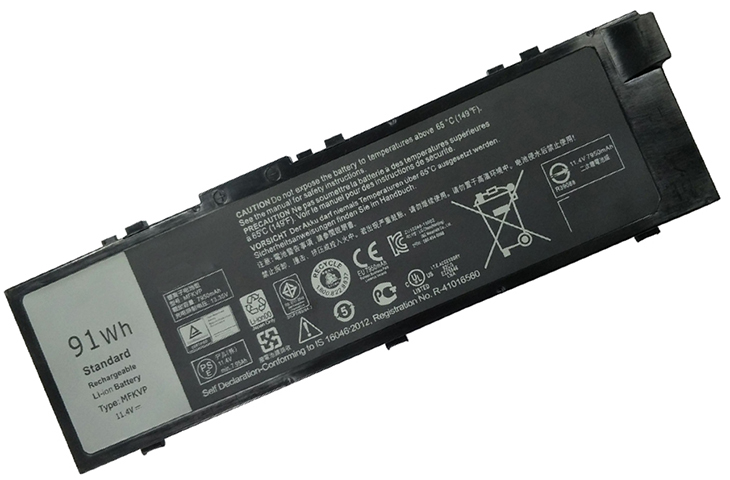 Battery for Dell M28DH laptop
